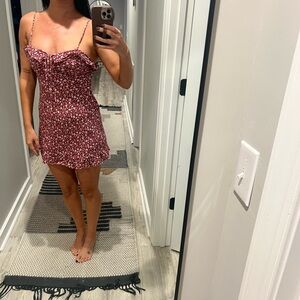 Floral Spaghetti Strap Dress